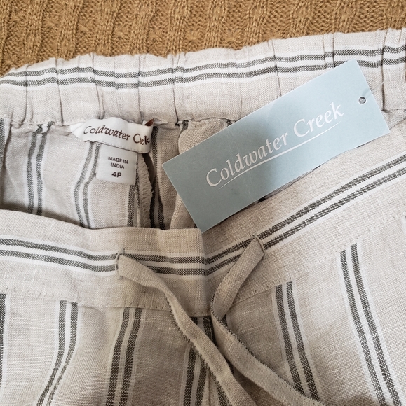 100% Linen Ankle Pants - Picture 2 of 6